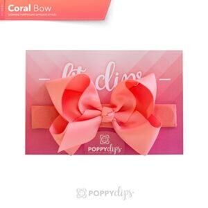 FitClips by PoppyClips - Coral Bow